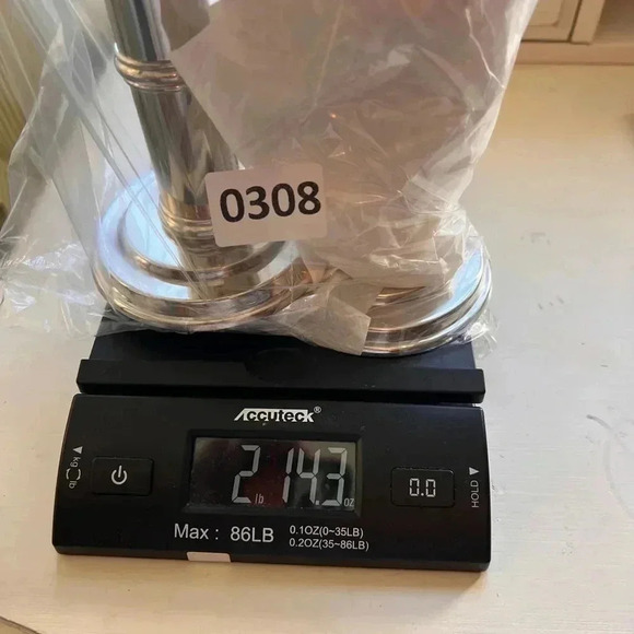 Vintage Silver plated Candle Holders Set of 2 tall and short - Picture 9 of 10